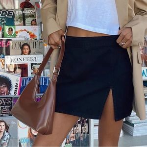 Princess Polly Lola Black Denim Mini Skirt